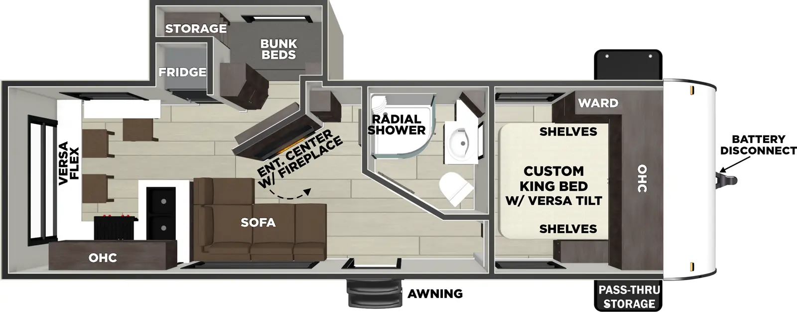 X Lite 24ZEN Floorplan